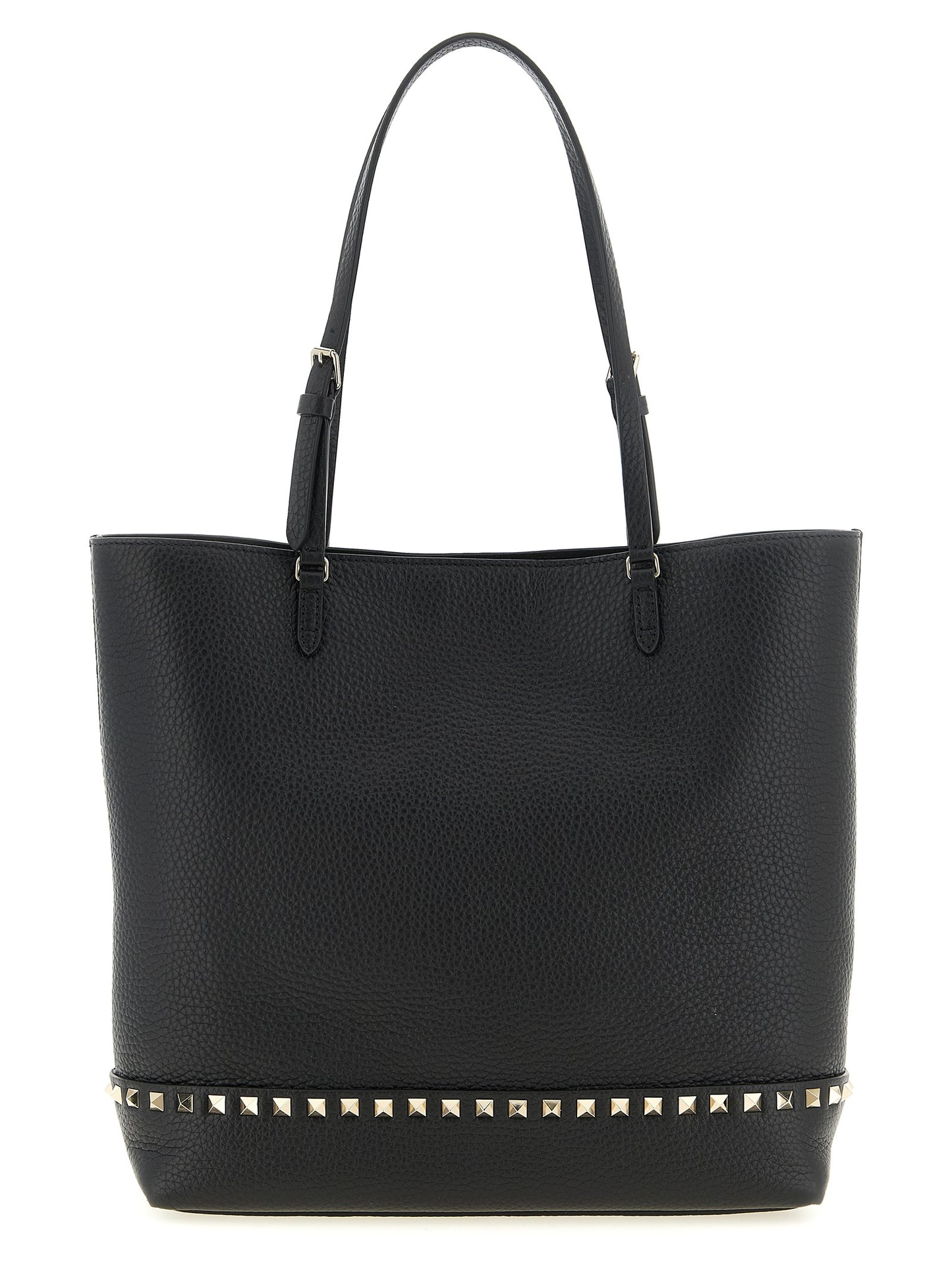 Sac porté épaule Valentino Garavani Rockstud en cuir noir