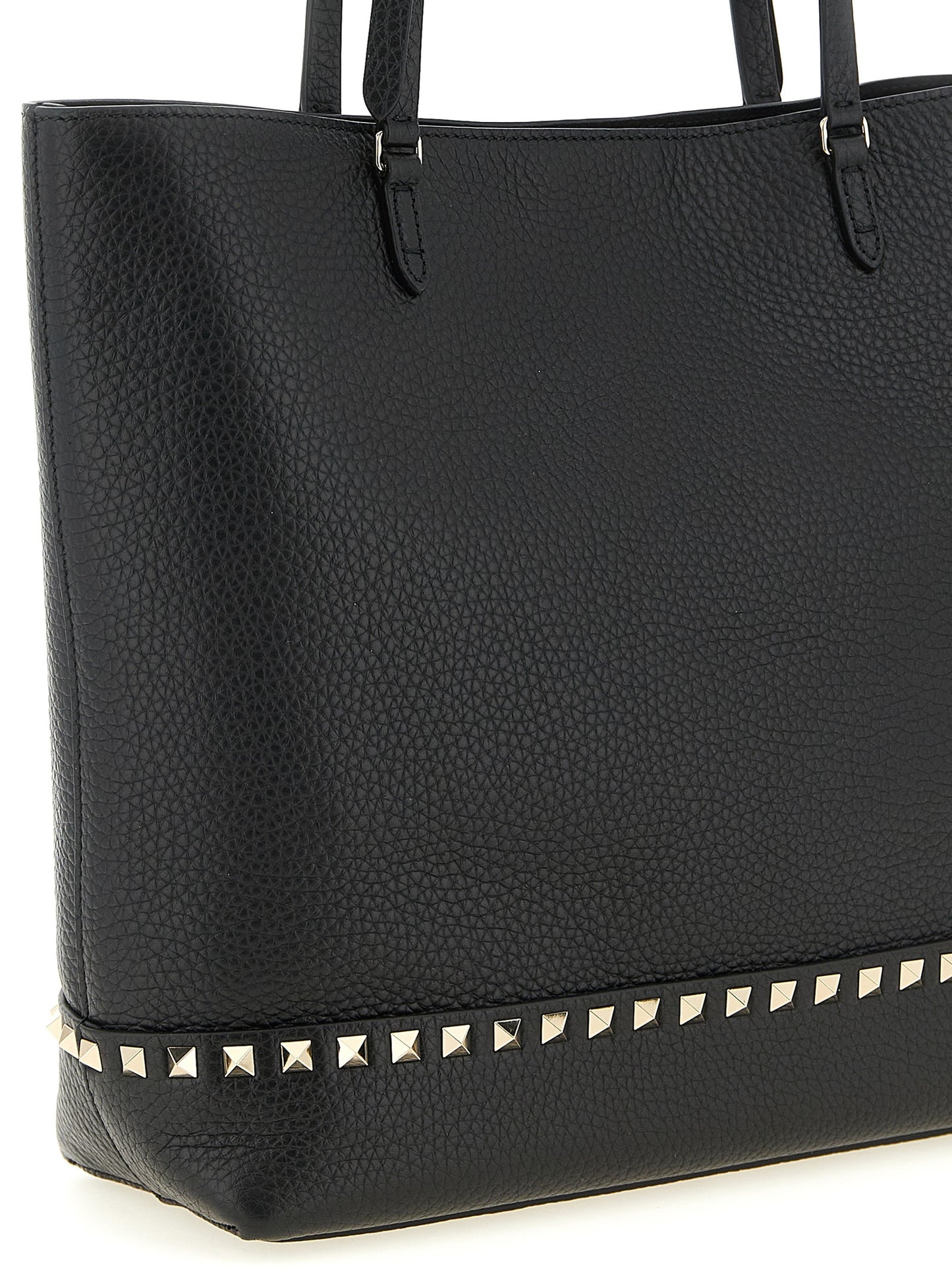 Sac porté épaule Valentino Garavani Rockstud en cuir noir