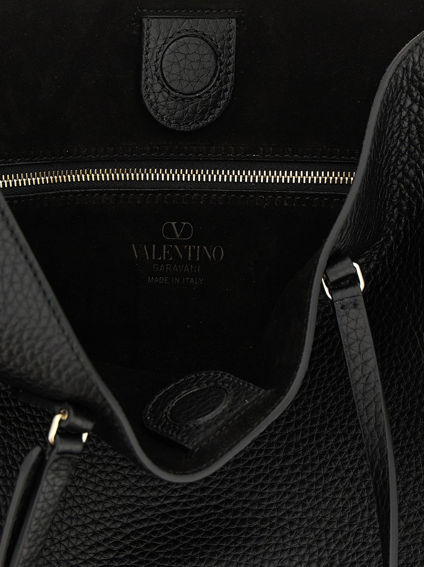 Sac porté épaule Valentino Garavani Rockstud en cuir noir