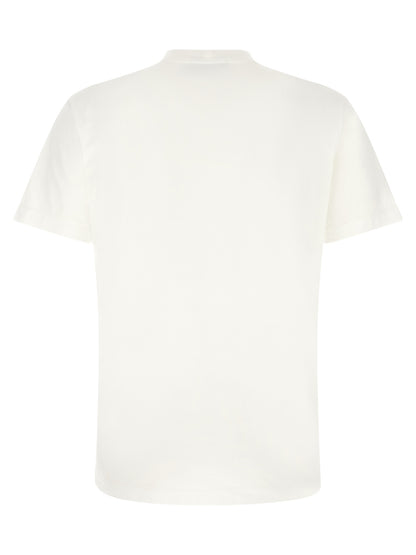 Stone Island White Cotton T-Shirt