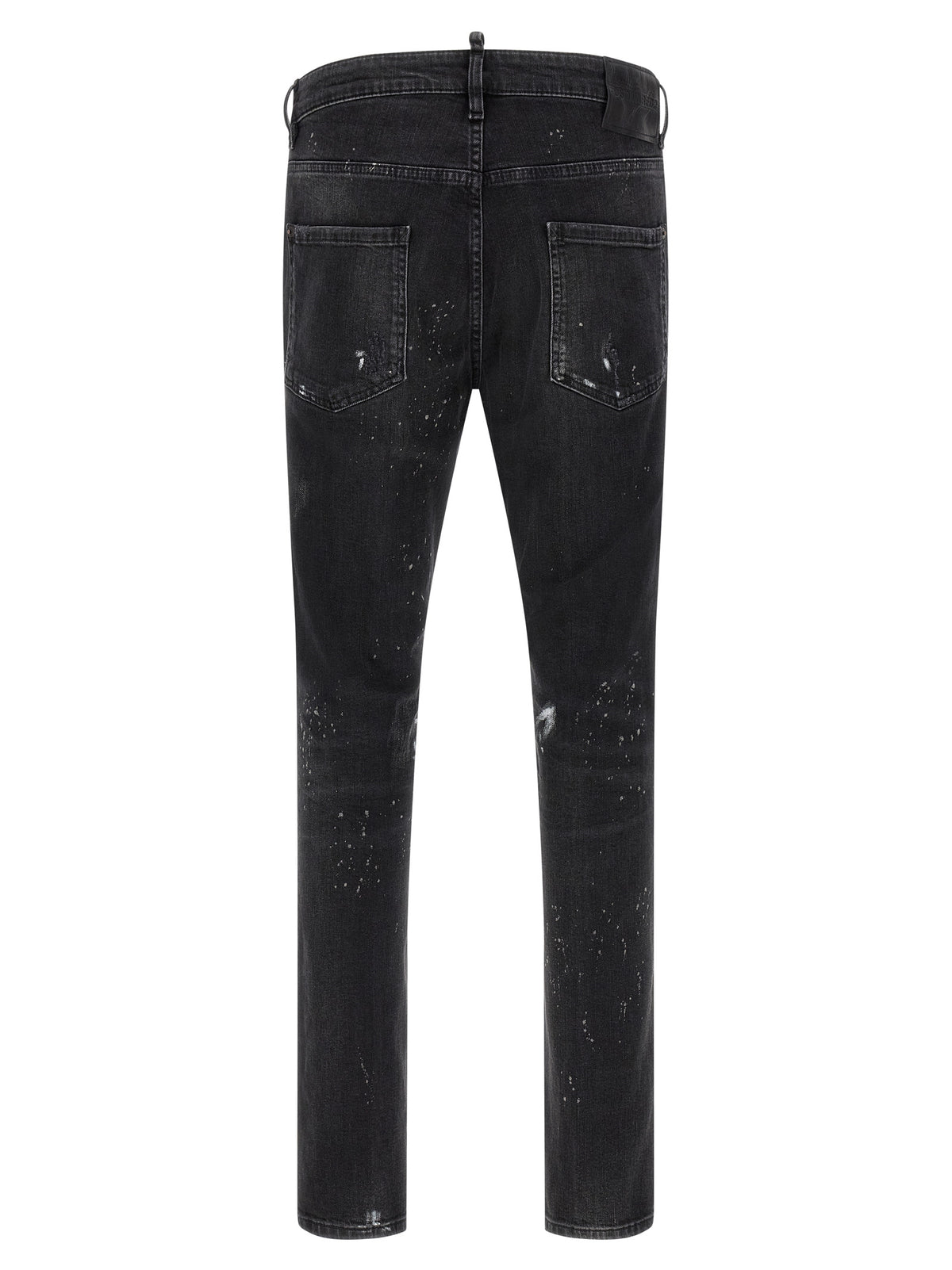 Dsquared² Slim Fit Black Cotton Dark Wash Jeans