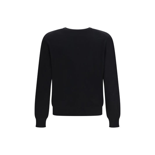 Black Versace Classic Design Cashmere Sweater