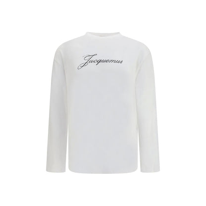 Camiseta Manga Larga De Algodón Jacquemus Color Blanco
