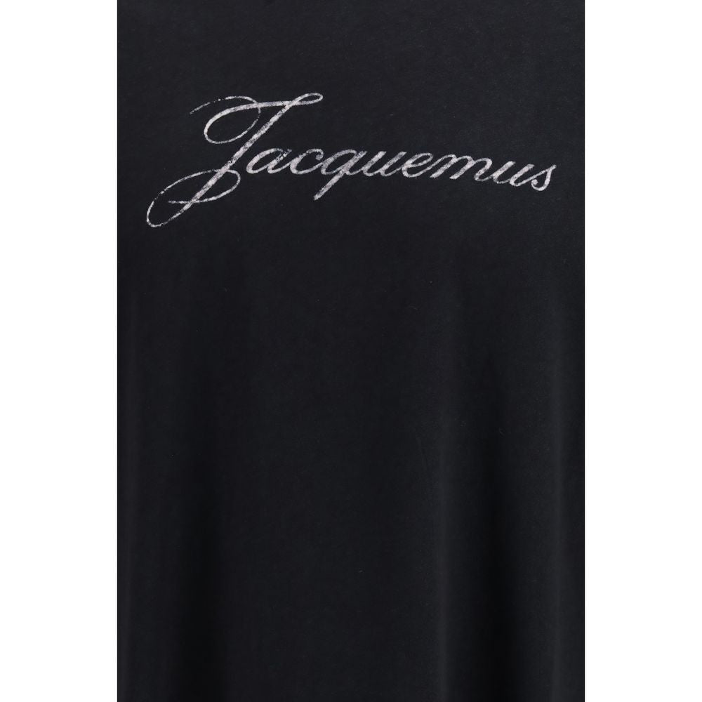 T-shirt Manches Longues En Coton Noir Jacquemus