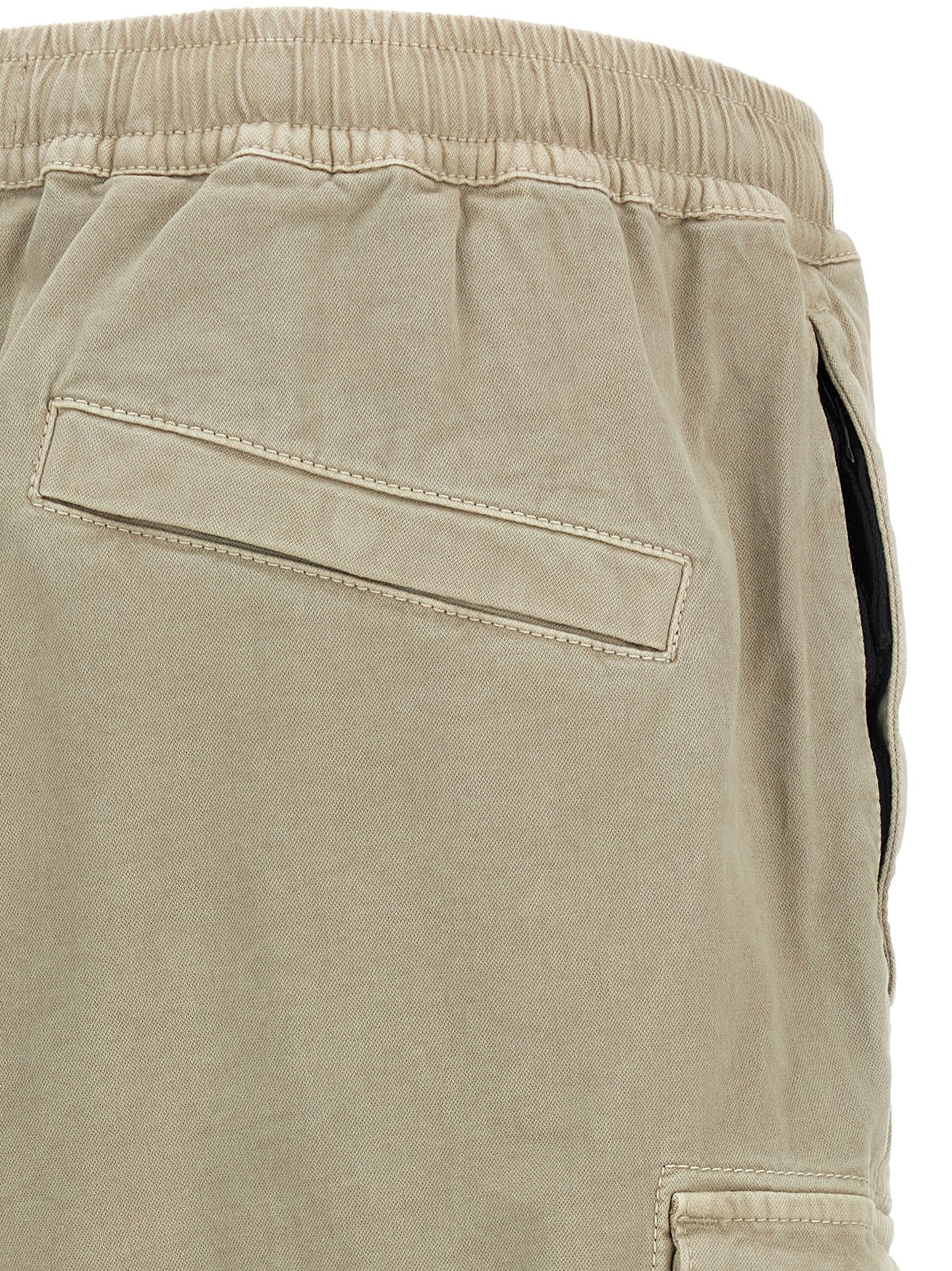Stone Island Beige Cotton Cargo Trousers 3100033