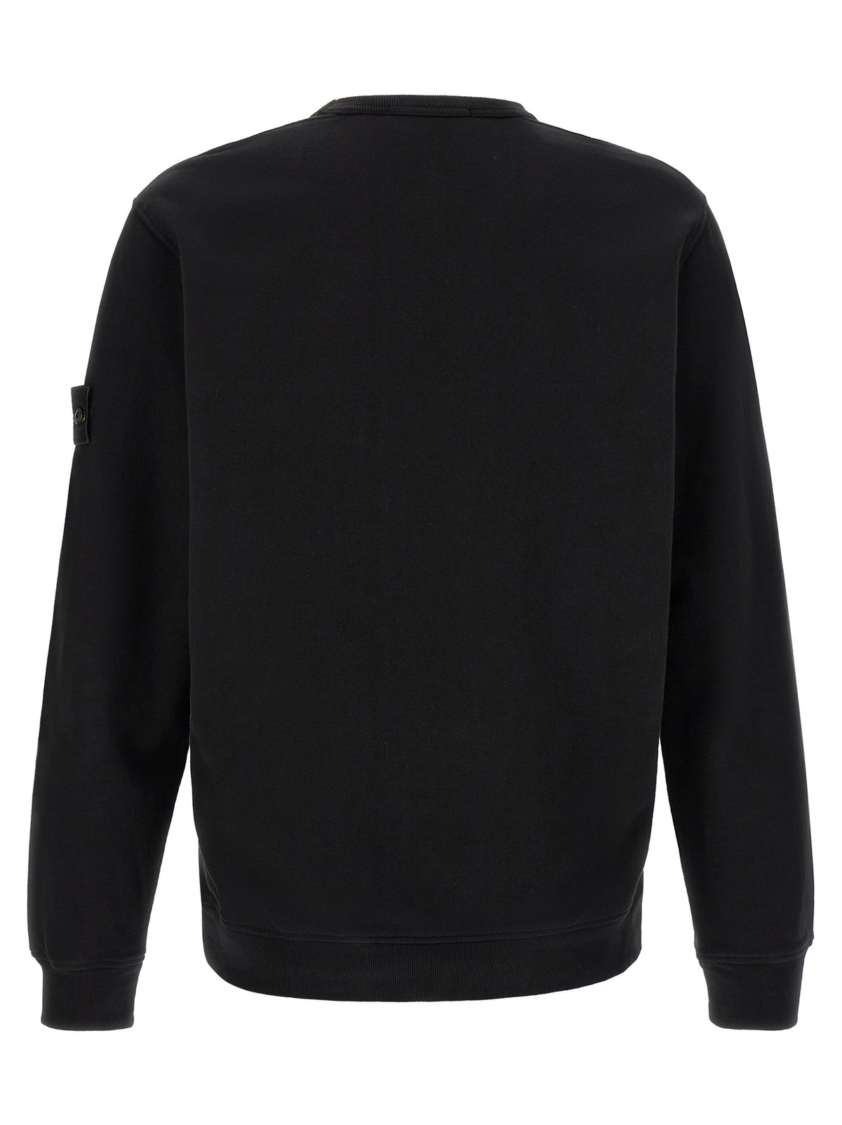 Stone Island Black Cotton Regular Fit Sweatshirt