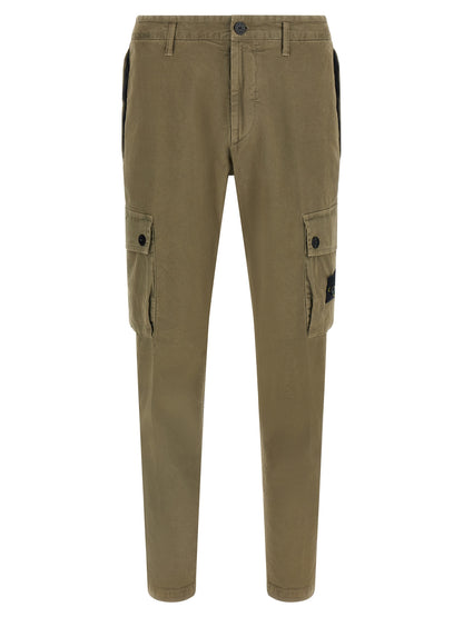 Pantalon cargo en coton bicolore Stone Island