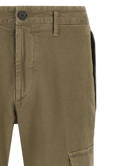Pantalon cargo en coton bicolore Stone Island