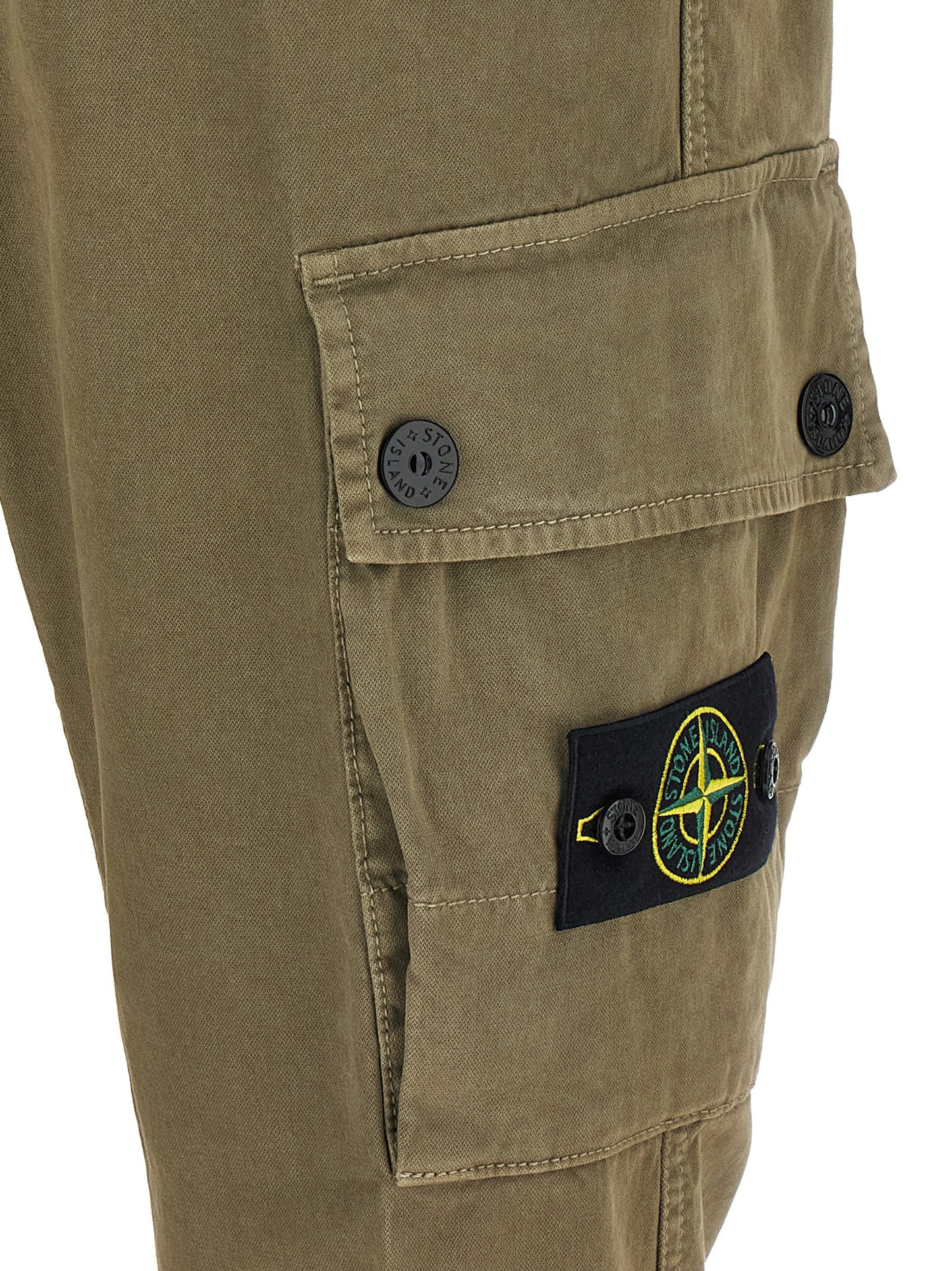 Pantalon cargo en coton bicolore Stone Island