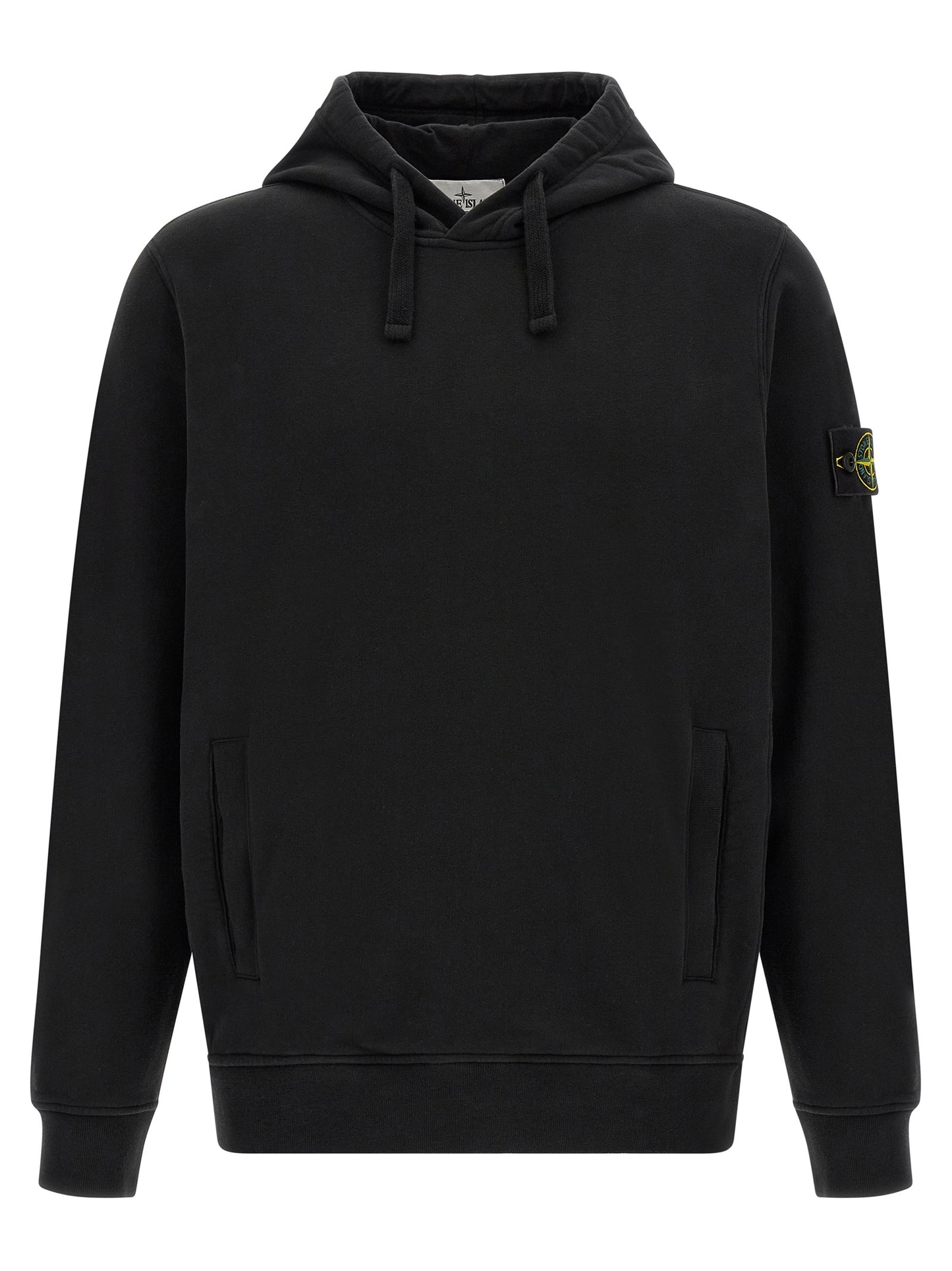 Stone Island Sweat-shirt Noir Coton Style Urbain