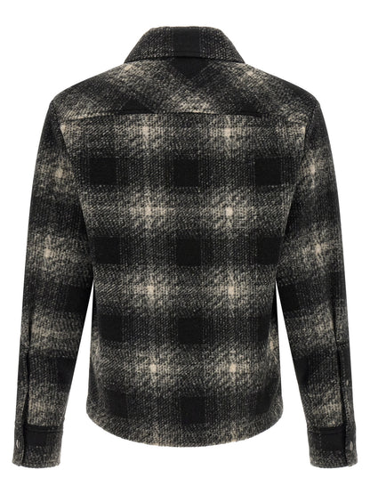 Blouse Moncler en polyester gris, style urbain avec design fonctionnel