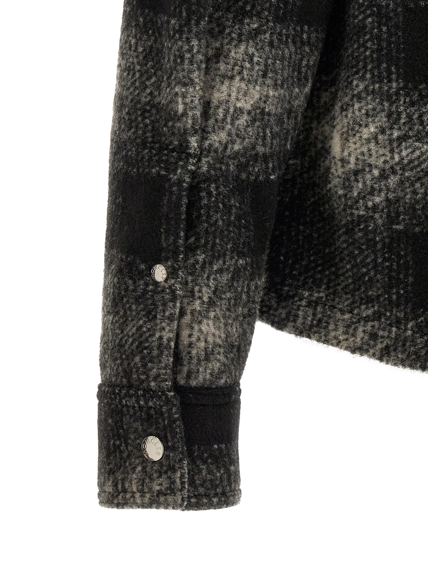 Blouse Moncler en polyester gris, style urbain avec design fonctionnel