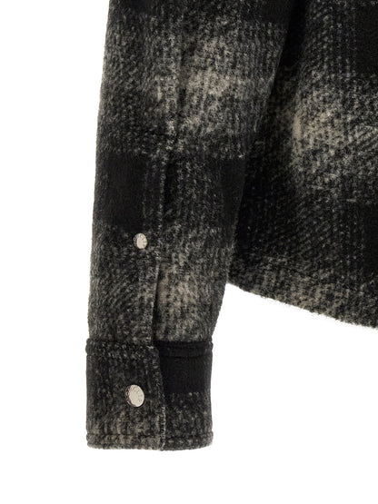 Blouse Moncler en polyester gris, style urbain avec design fonctionnel