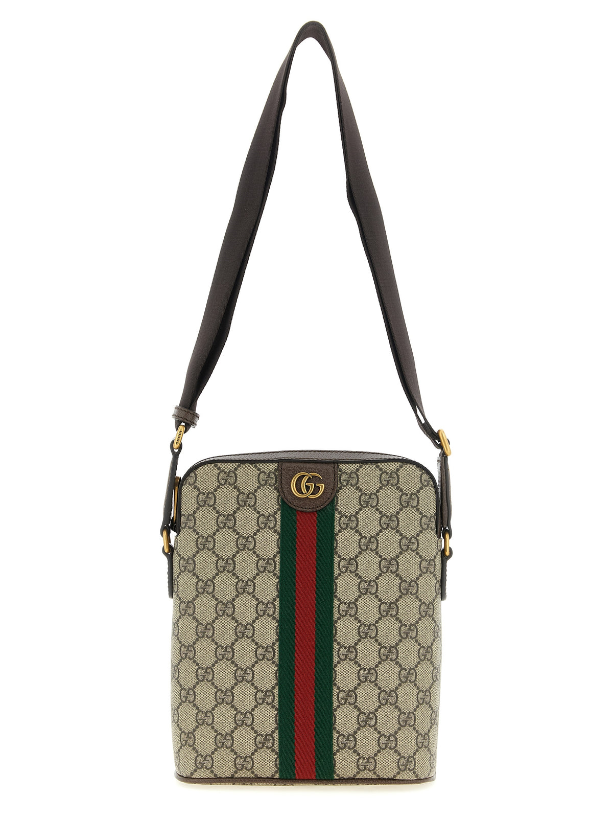 Gucci Ophidia GG Monogram Beige Polyethylene Shoulder Bag