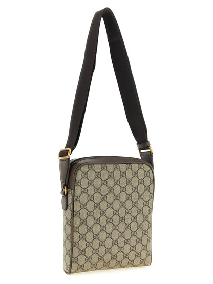 Gucci Ophidia GG Monogram Beige Polyethylene Shoulder Bag