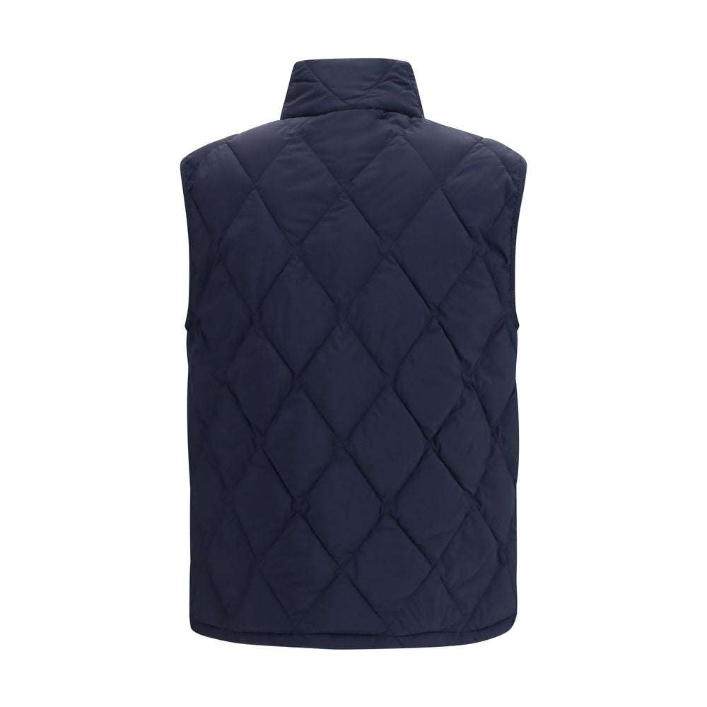 Burberry Light Blue Polyamide Sleeveless Jacket
