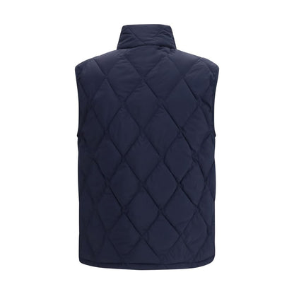 Burberry Light Blue Polyamide Sleeveless Jacket