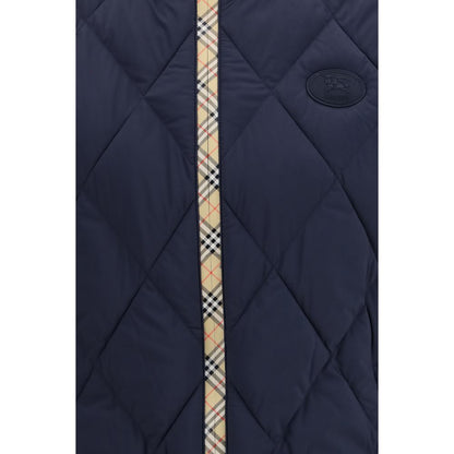 Burberry Light Blue Polyamide Sleeveless Jacket