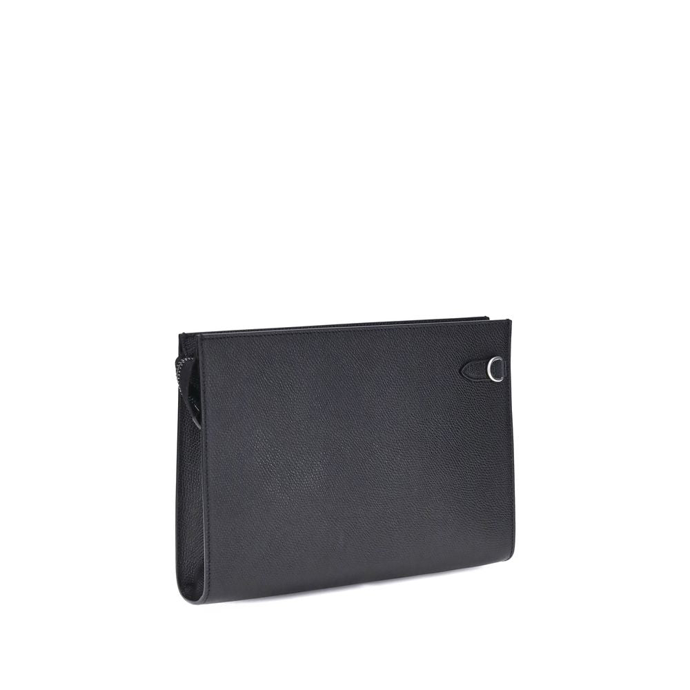 Valentino Garavani Black Calfskin Leather Wallet Bos Taurus