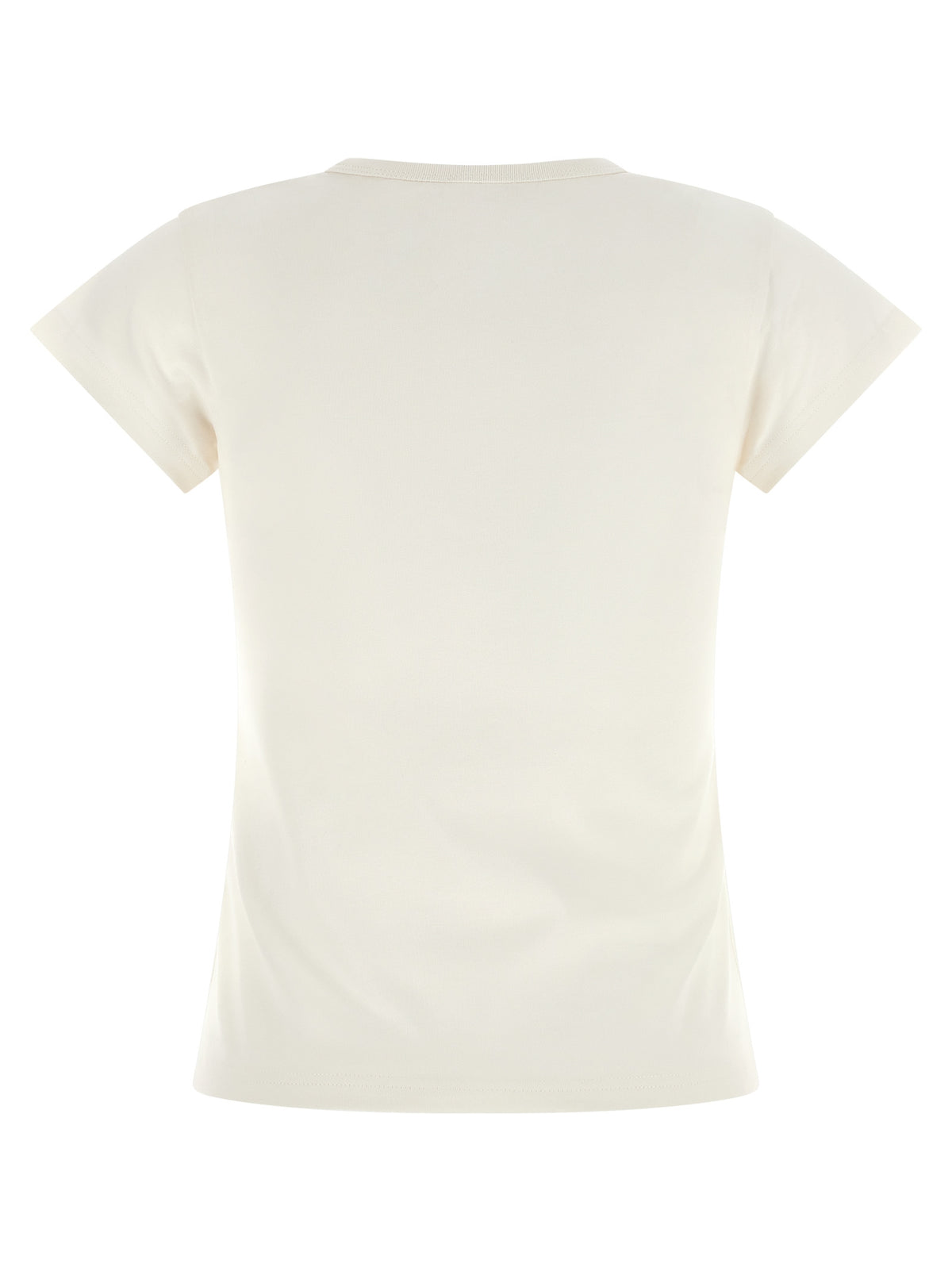 T-shirt Moncler en coton blanc avec imprimé graffiti