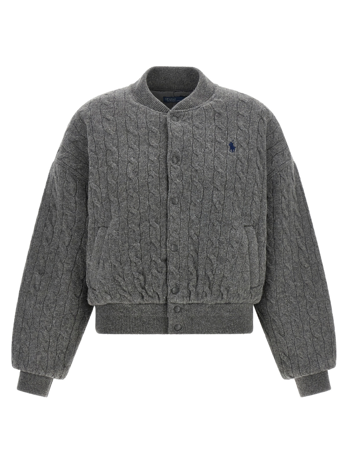 Moda Y Estilo Chaqueta Bomber Lana Gris Polo Ralph Lauren
