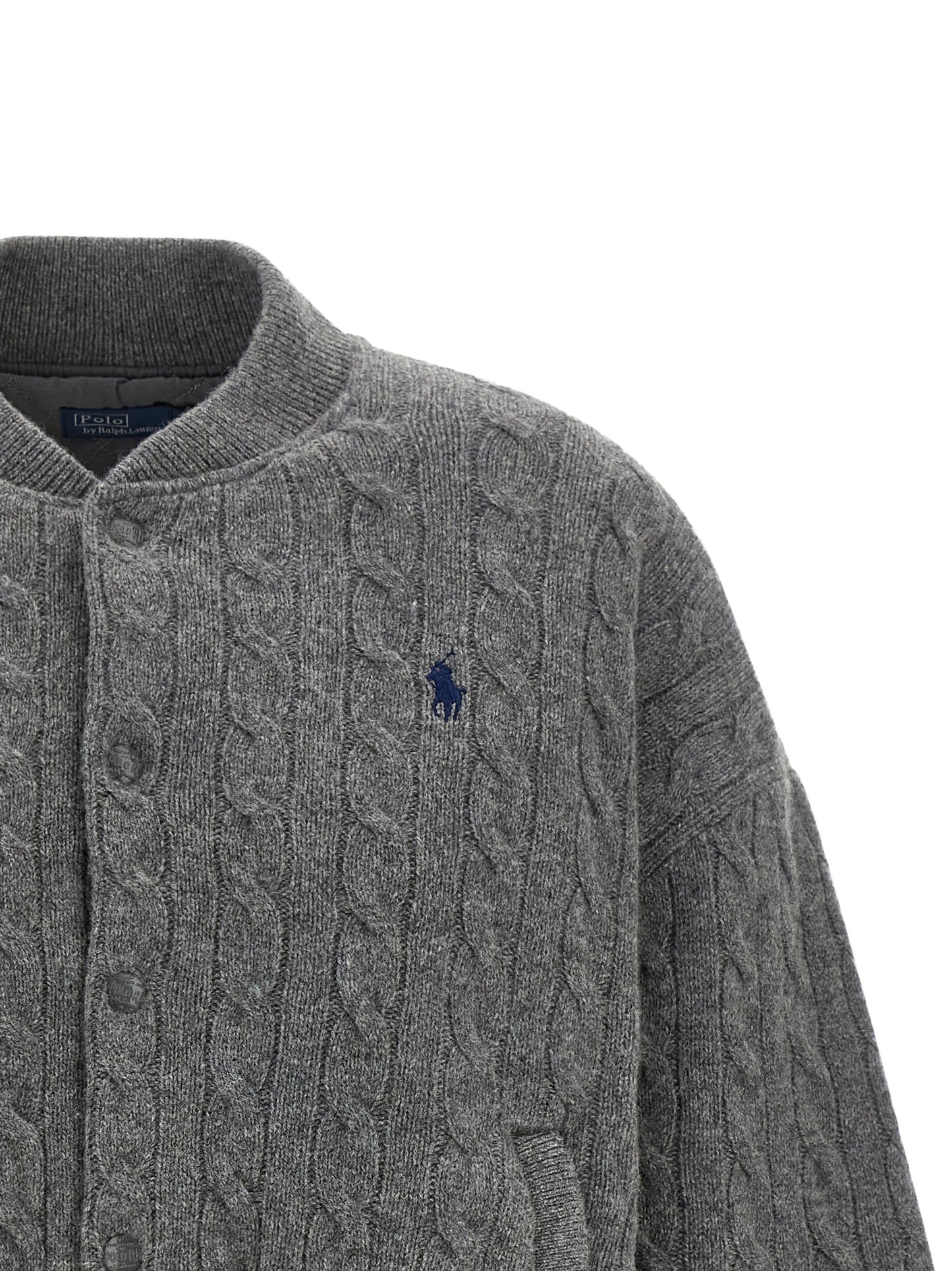 Moda Y Estilo Chaqueta Bomber Lana Gris Polo Ralph Lauren