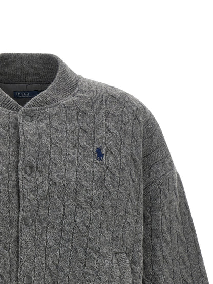 Moda Y Estilo Chaqueta Bomber Lana Gris Polo Ralph Lauren