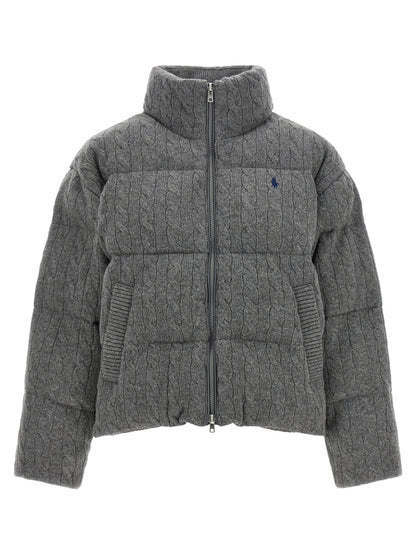 Abrigo de Lana Gris Largo Completo Polo Ralph Lauren
