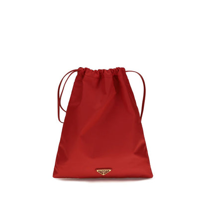 Bolso Clut Prada En Poliamida Roja Con Tecnología Re Nylon