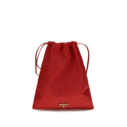 Bolso Clut Prada En Poliamida Roja Con Tecnología Re Nylon