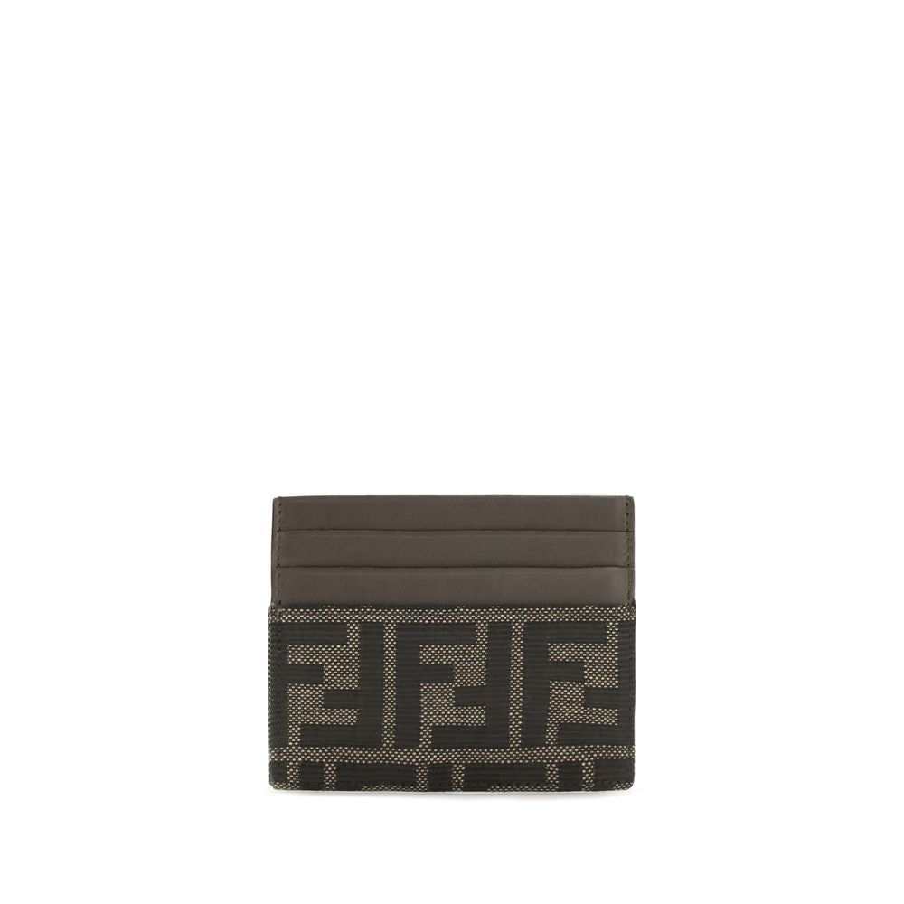 Tarjetero Fendi De Poliéster Marrón Diseño Minimalista