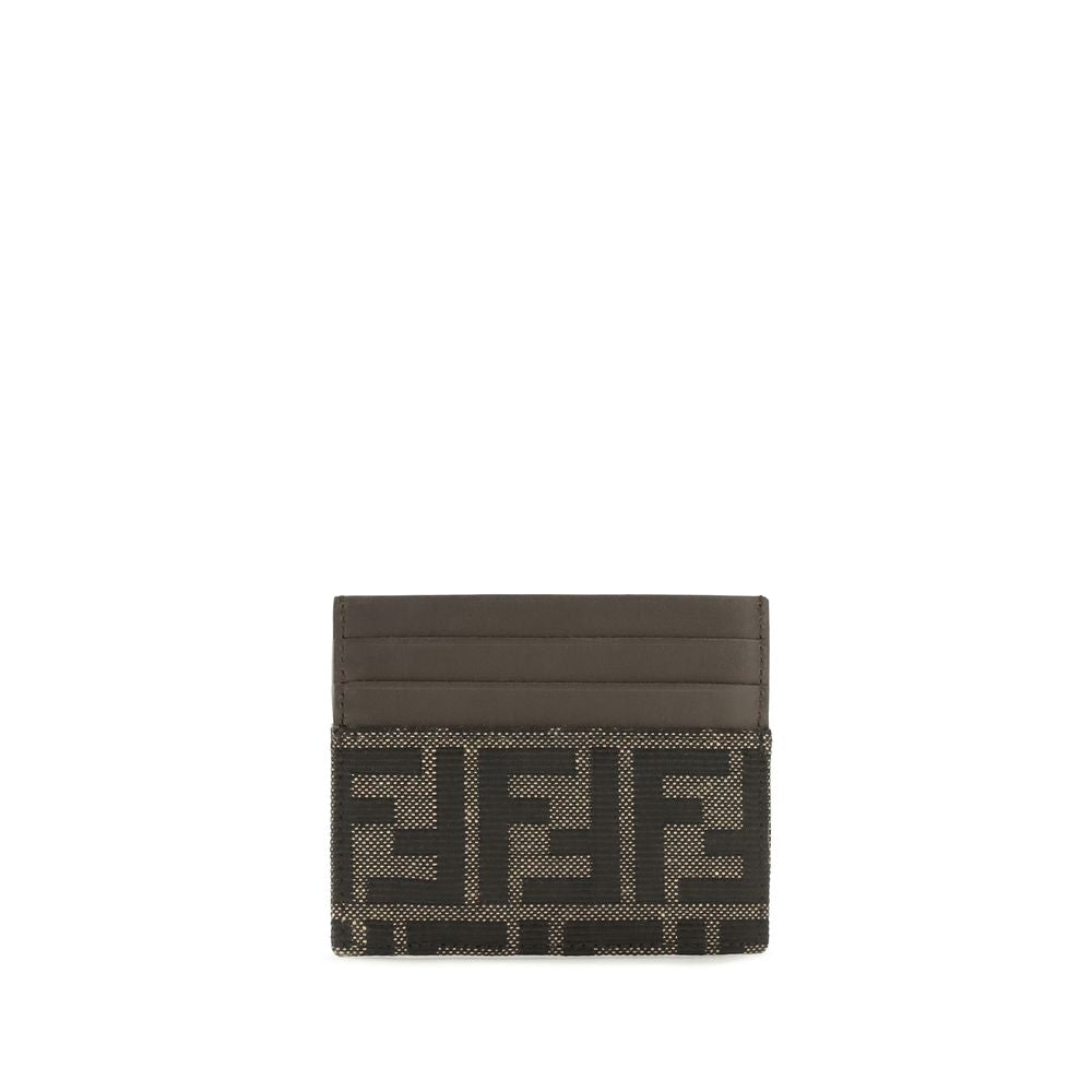Tarjetero Fendi De Poliéster Marrón Diseño Minimalista