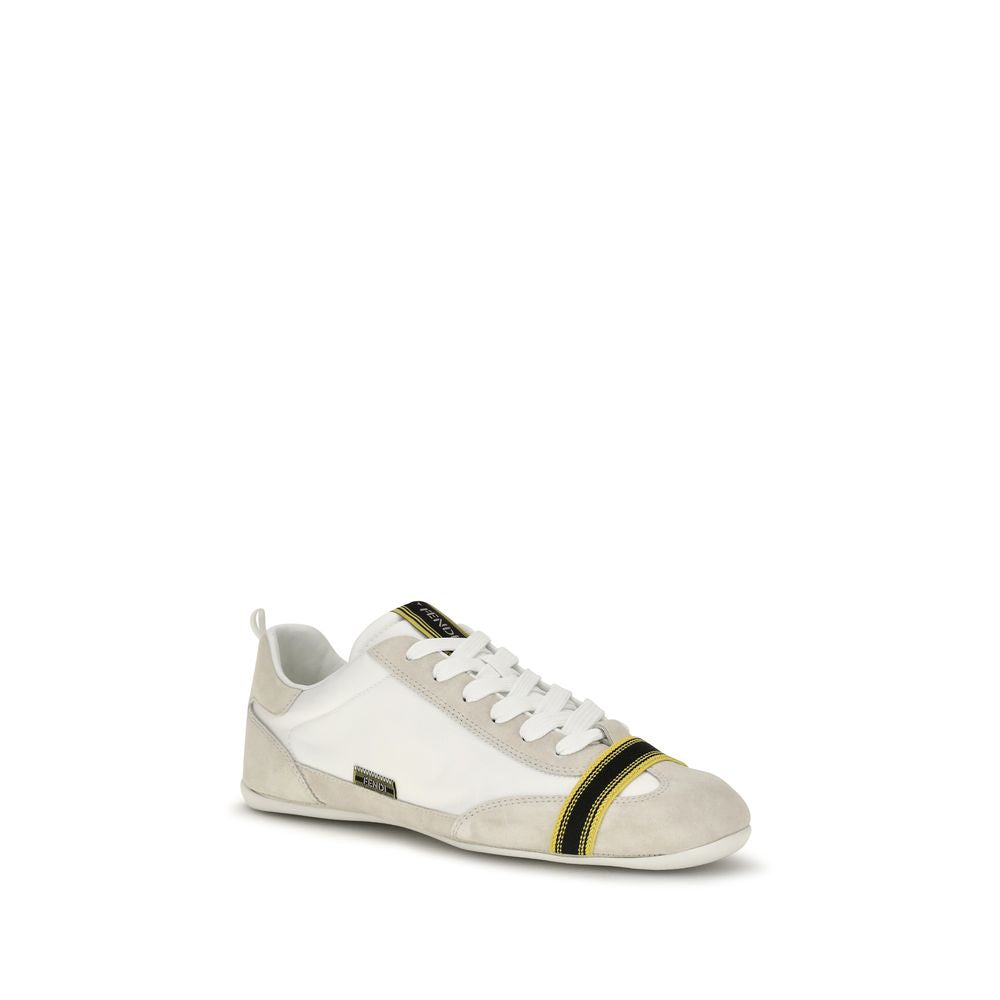 Zapatillas Deportivas Fendi de Tejido Gris Cómodas Modelo Wrap