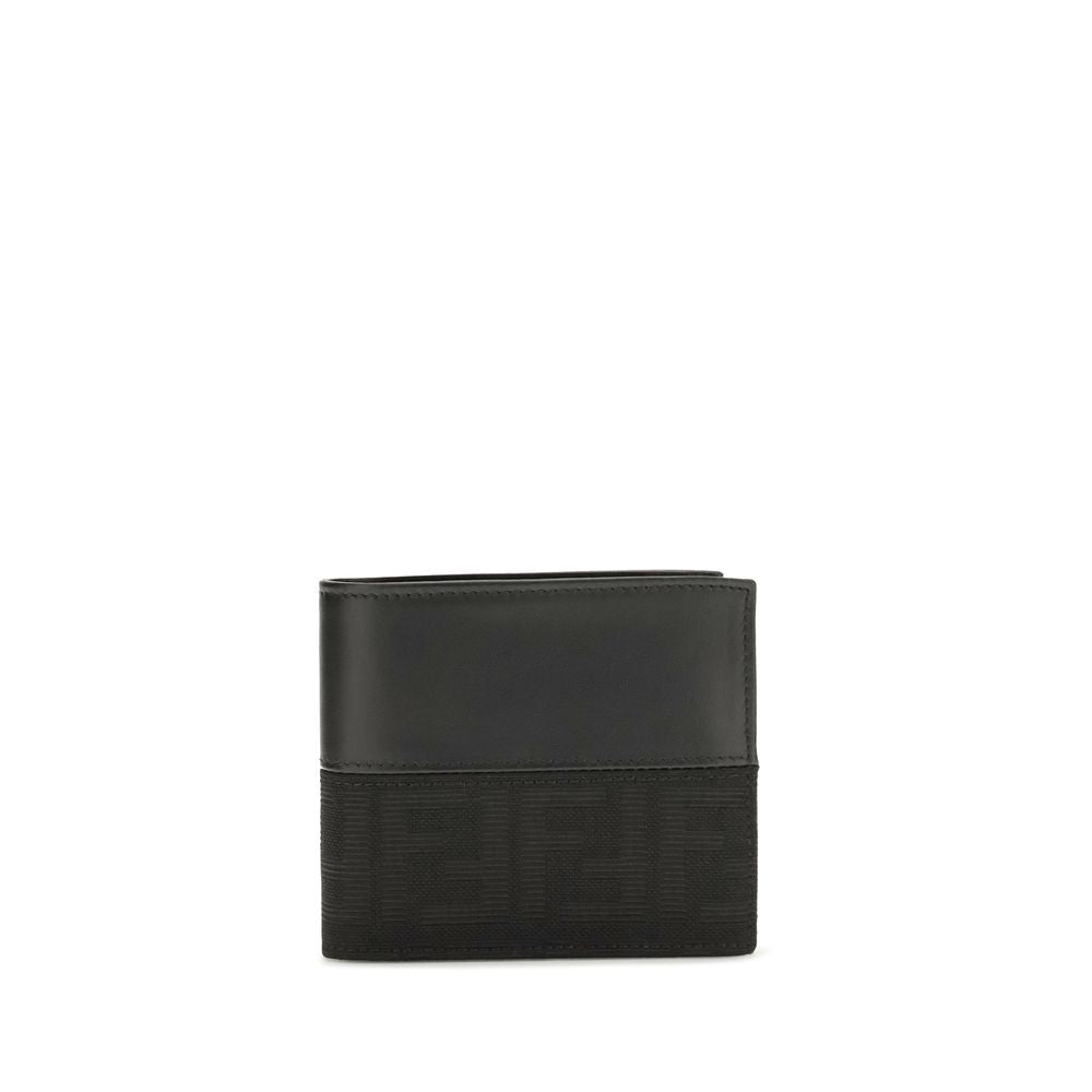 Fendi Bos Taurus black calfskin wallet