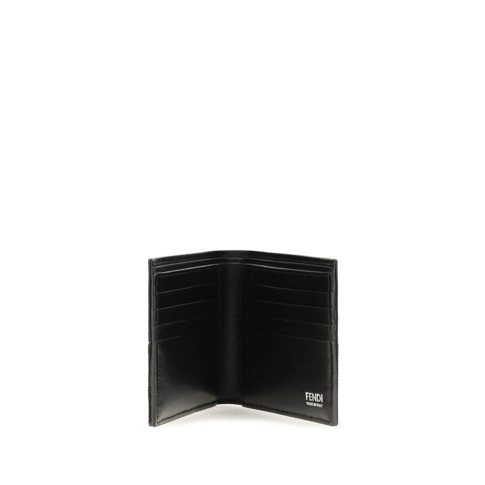 Fendi Bos Taurus black calfskin wallet