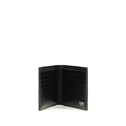 Fendi Bos Taurus black calfskin wallet