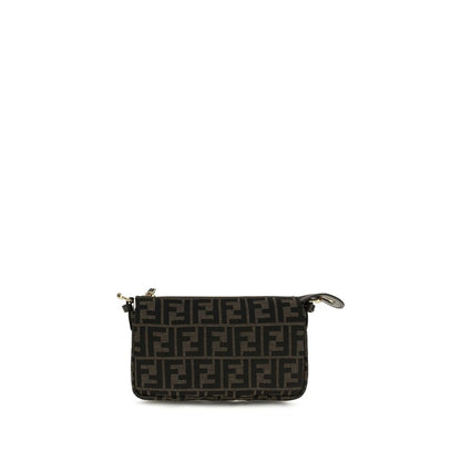 Bolso De Hombro De Poliéster Marrón Fendi Para Uso Diario