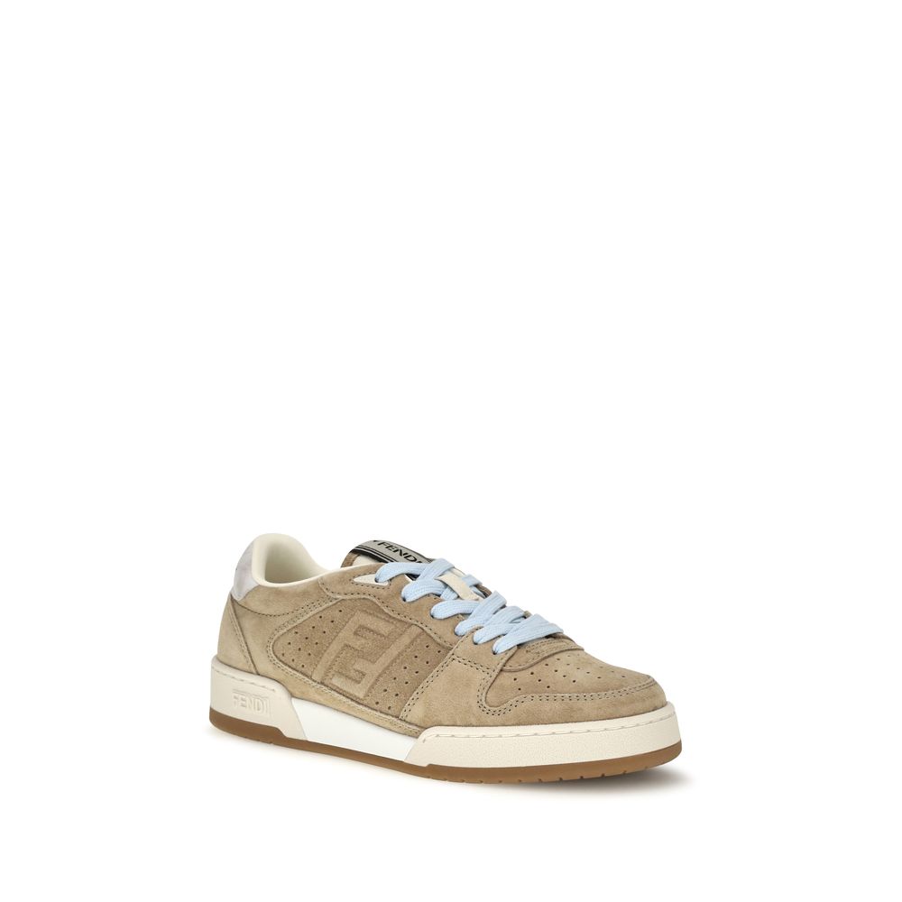 Baskets Fendi Beige - Finition Entièrement en Caoutchouc