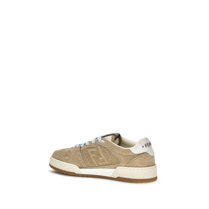 Baskets Fendi Beige - Finition Entièrement en Caoutchouc