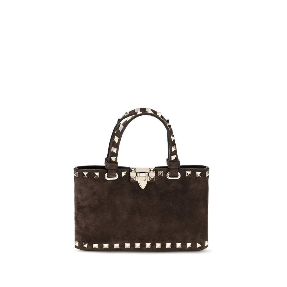 Sac Valentino Garavani Marron Cuir De Veau
