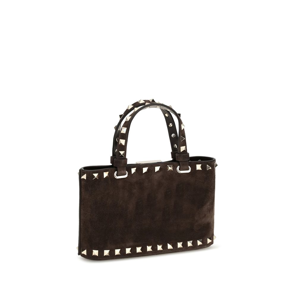 Sac Valentino Garavani Marron Cuir De Veau