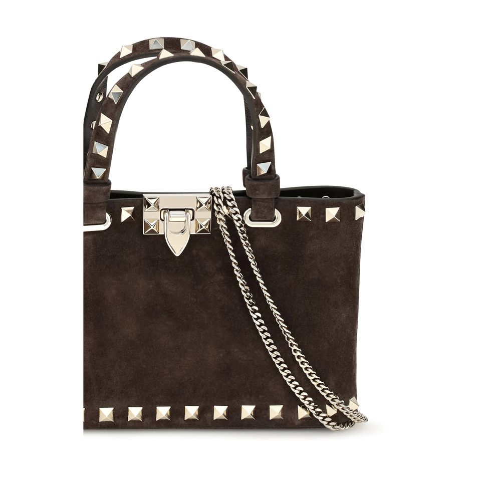 Sac Valentino Garavani Marron Cuir De Veau