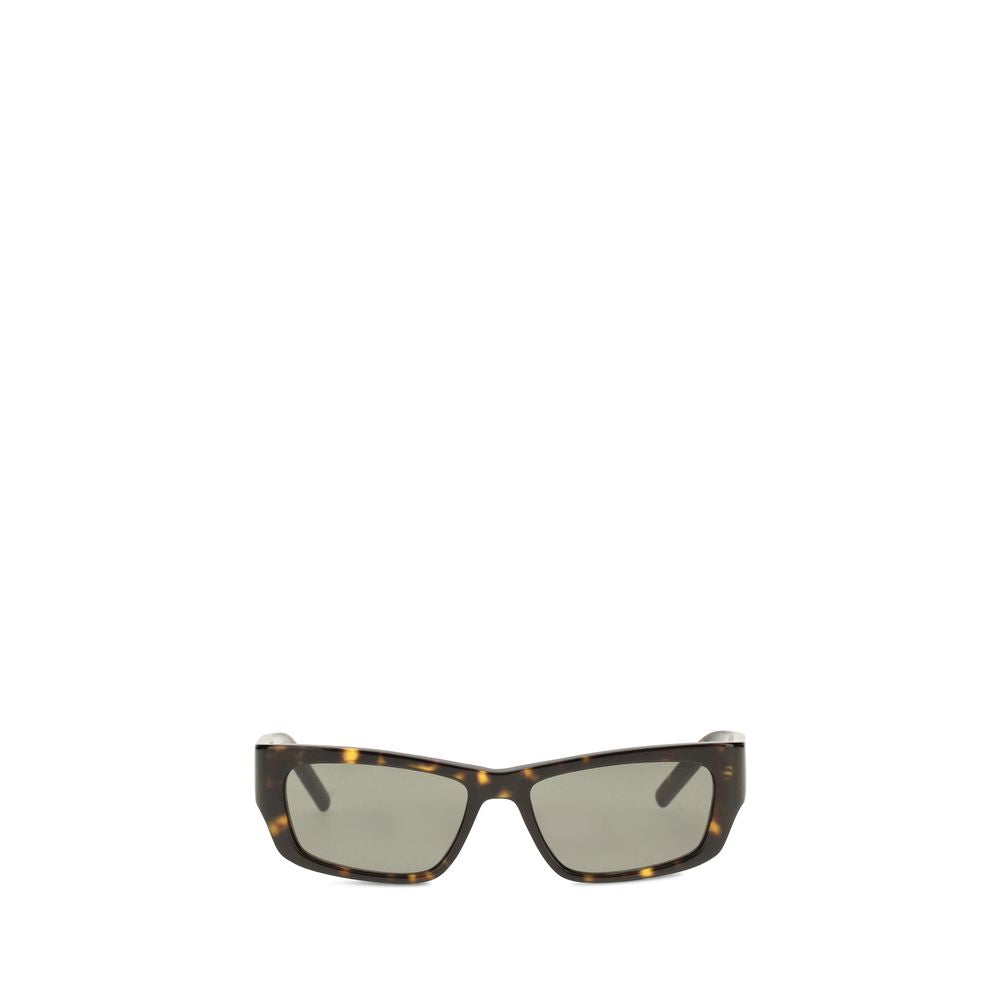 Brown Acetate Saint Laurent Sunglasses with a Contemporary Style