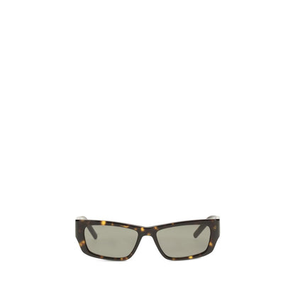 Brown Acetate Saint Laurent Sunglasses with a Contemporary Style