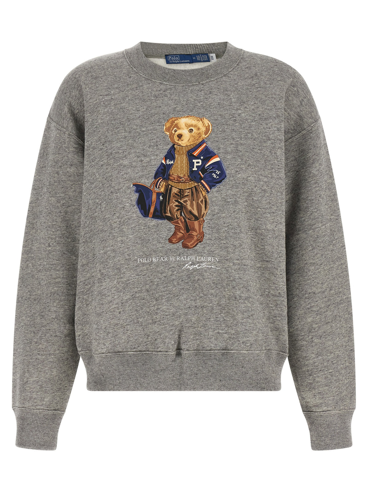 Sweat-shirt Polo Ralph Lauren en coton gris classique