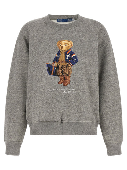 Sweat-shirt Polo Ralph Lauren en coton gris classique
