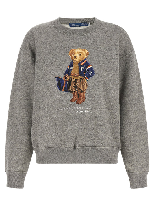 Sudadera Polo Ralph Lauren De Algodón Gris Clásica
