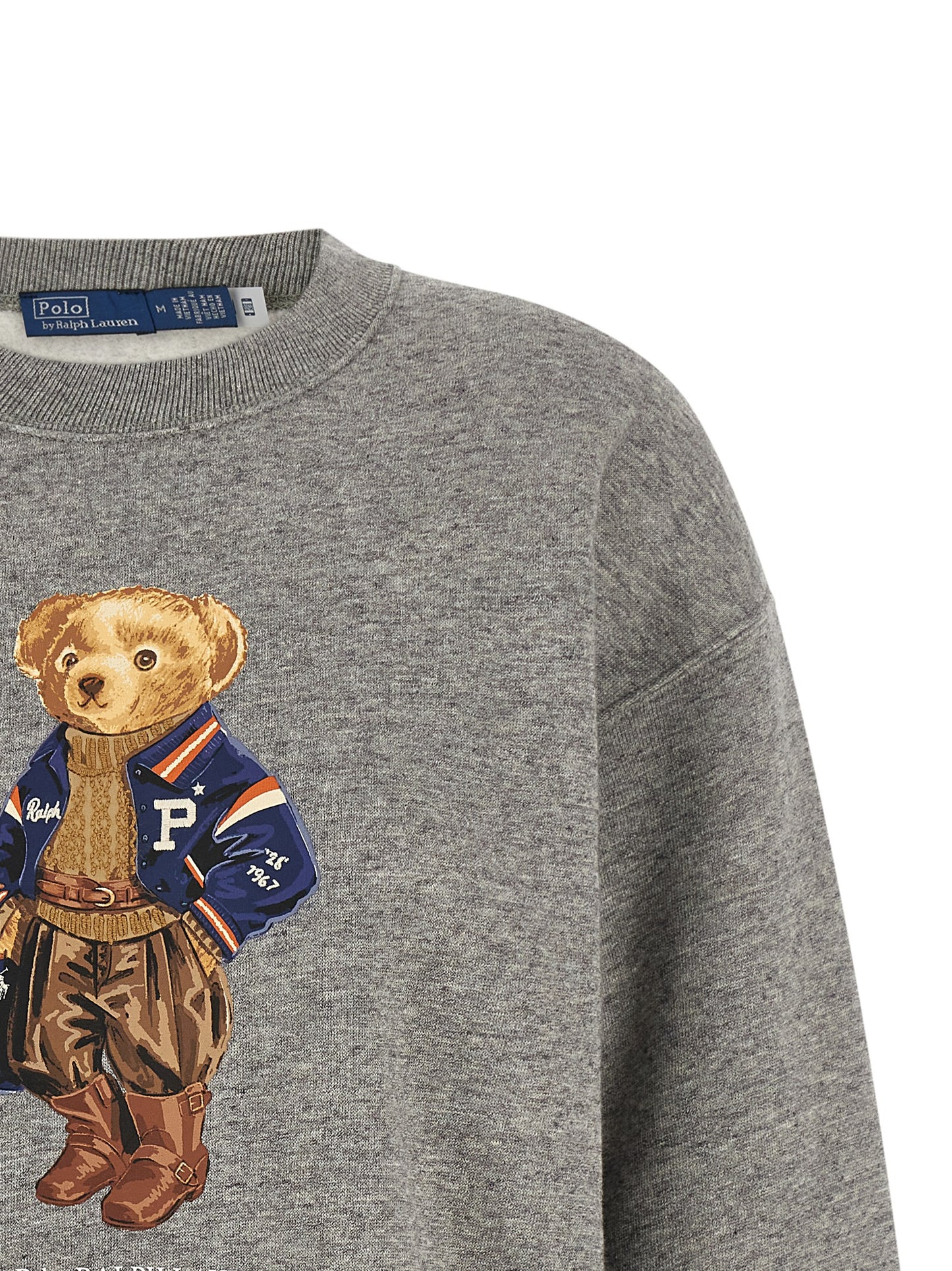 Sweat-shirt Polo Ralph Lauren en coton gris classique