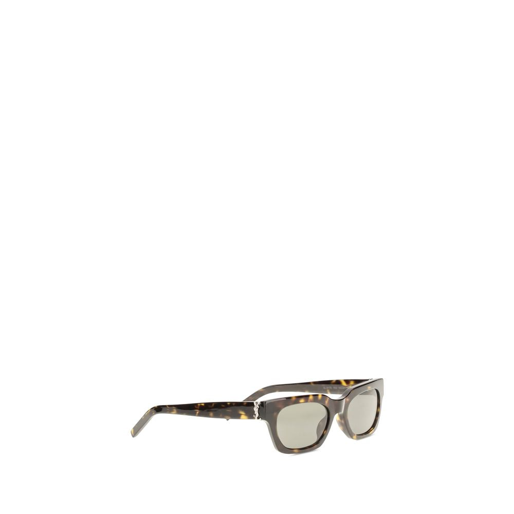 Gafas De Sol De Acetato Marrón Saint Laurent Wellington M175