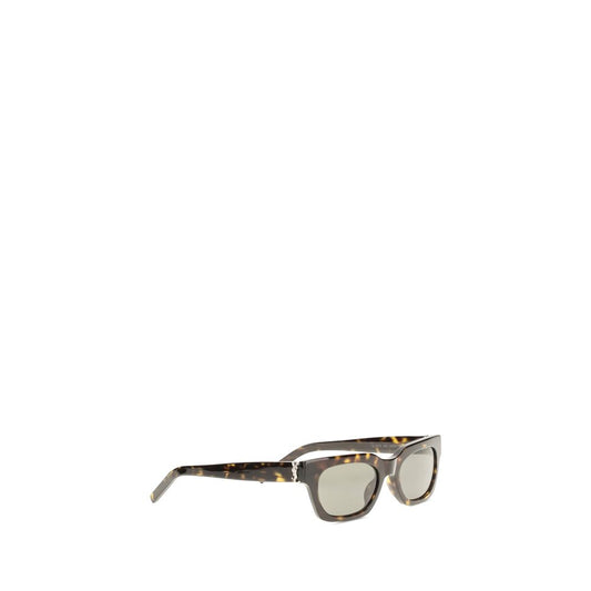 Gafas De Sol De Acetato Marrón Saint Laurent Wellington M175